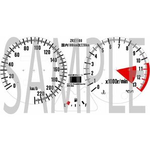 ★☆K03 ZRX1100 ZRX1200R ホワイトメーターシート☆★の画像5
