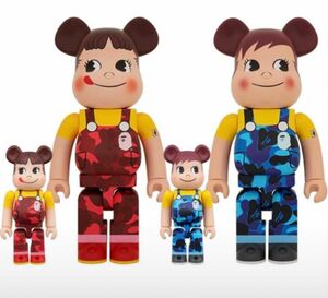 BE@RBRICK BAPE (R) ペコちゃん ポコちゃん　100％　400％