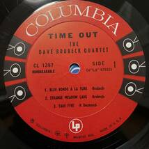 ★6 eyes MONO CBS無★ デイブ・ブルーベック・カルテット / DAVE BRUBECK QUARTET /タイム・アウト/ TIME OUT/ COLUMBIA CL1397_画像3