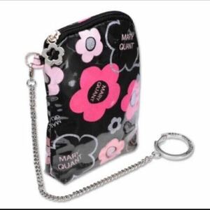 [ new goods tag attaching ] Mary Quant * chain attaching pouch black 