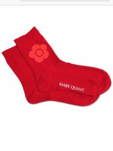 [ tag equipped unopened ] Mary Quant * socks socks red 