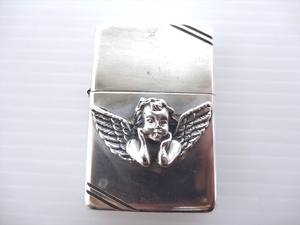 ZIPPO ジッポ ライター 2005年 STERLING SILVER スターリング シルバー　エンジェル 天使　MADE IN USA