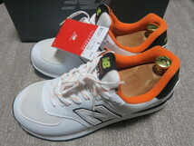 試着程度 未使用品★箱タグ付 国内正規品 New Balance ニューバランス ML574UA2 ローカットスニーカー ホワイト US8.0/26.0cm_画像2