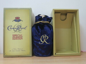 古酒 未開栓 箱袋付 超希少品 クラウンローヤル スペシャルエディション 750ml 40% Crown Royal SPECIAL EDITION カナディアンウイスキー 