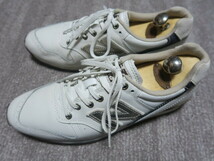 美品★希少モデル New Balance ニューバランス RC996AW 白 オールレザースニーカー US7.5 JP25.5cm_画像1