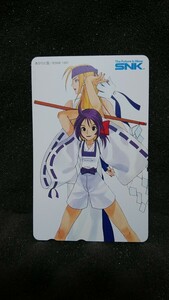 幕末浪漫 月華の剣士 あかりと雪 テレカ SNK 希少 未使用品 