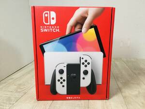 56★★未使用 Nintendo Switch (有機ELモデル) Joy-Con(L)/(R) ホワイト