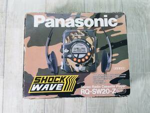 100** Panasonic SHOCK WAVE stereo radio cassette player RQ-SW20-Z cam f Large .