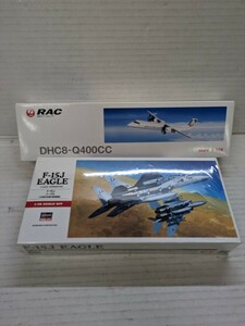 73 ○○　現状　2個セット　Hasegawa EVER RISE JAL RAC 琉球エアーコミューター　１/100 F-15J EAGLE イーグル