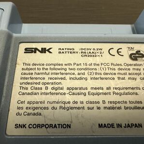 ネオジオポケットカラー NEOGEO POCKET COLOR SNK 通電確認済み 電池付属なしの画像5