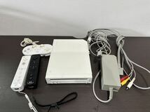 Wii 任天堂 Nintendo ニンテンドー 本体 通電確認済み 動作未確認 リモコン コントローラー RVL-001 欠品あり ゴム劣化 テープ補修_画像1