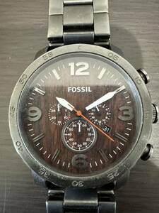 FOSSIL フォッシル クロノグラフ メンズ 腕時計 クォーツ 不動 JR1355