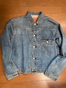 Levi's/70502XX/1st DENIM JACKET/リーバイス/デニムジャケット/Gジャン/ファーストモデル/復刻/日本製/90's/40/赤耳セルビッジ/ビッグE 