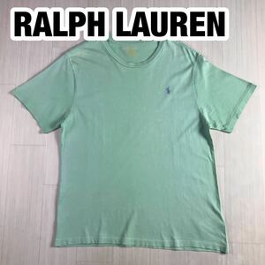 RALPH LAUREN ラルフローレン 半袖Tシャツ ユースサイズ XL(18/20) ターコイズブルー 刺繍ポニー