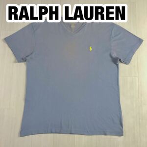 RALPH LAUREN Ralph Lauren Футболка с коротким рукавом S Тусклый синий вышитый пони