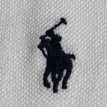 POLO BY RALPH LAUREN ポロ バイ ラルフローレン XL(18-20) ホワイト ユースサイズ 刺繍ポニー_画像4