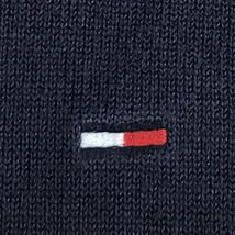 TOMMY HILFIGER トミー ヒルフィガー 長袖ニット XL ネイビー 刺繍ロゴ フラッグ セーター_画像6