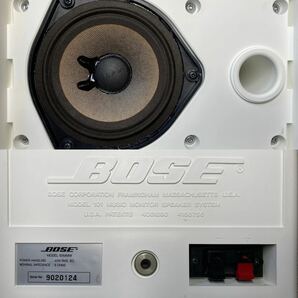 BOSE101MMW4台セット+純正吊り金具CW-30W付き、太文字7桁、ボーズスピーカーホワイト白、シリアル連番ペアの画像7