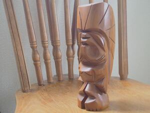 稀少 vintage Wood Tiki Brian作 ヴィンテージ HAWAII ハワイ レトロ ミロウッド