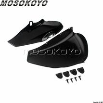 バイクバッテリー保護カバー 1ペア ハーレースポーツスター用04-13 xl883 xl1200イスターサイドオイルタンク保護カバー バッテリーカバー_画像6