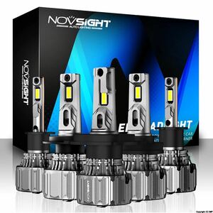 Novsight-ヘッドライト電球 ledライトh7 h4 h11 h8 h9 h1 h3 9005 9006 h13 70w 15000lm ミニサイズ6500k カーアクセサリー