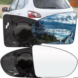  Nissan kyashu kai 2/ Dualis J10 for rearview mirror 2007-2014 door mirror convex type touch screen back view 