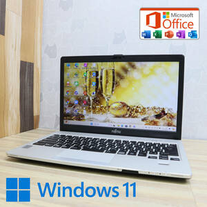 ★中古PC 高性能5世代i5！320GB★S935/K Core i5-5300U Webカメラ Win11 MS Office 中古品 ノートPC★P69162