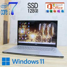 ★中古PC 最上級3世代i7！SSD128GB★VK19S Core i7-3517U Win11 MS Office 中古品 ノートPC★P70017_画像1