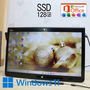 ★中古PC 高性能6世代i5！SSD128GB★Q736/P Core i5-6300U Webカメラ Win11 MS Office2019 Home&Business 中古品 ノートPC★P68059