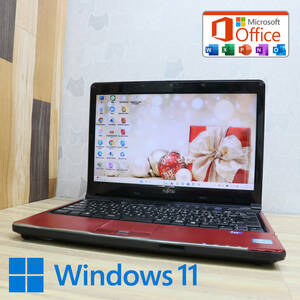 ★中古PC 高性能2世代i3！500GB★FMV LIFEBOOK S54D Core i3-2310M Webカメラ Win11 MS Office 中古品 ノートPC★P68788