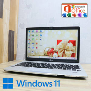 ★美品 高性能5世代i5！320GB★S935/K Core i5-5300U Webカメラ Win11 MS Office 中古品 ノートPC★P69164