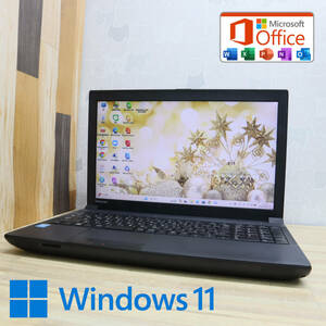 ★中古PC 高性能4世代i5！320GB★B554/M Core i5-4210M Win11 MS Office 中古品 ノートPC★P69814