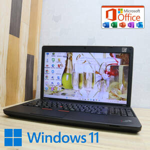 ★美品 高性能3世代i3！320GB★E530C Core i3-3120M Webカメラ Win11 MS Office 中古品 ノートPC★P69486