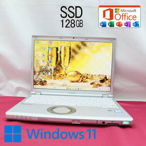 ★美品 高性能6世代i5！M.2 SSD128GB★CF-SZ5 Core i5-6300U Webカメラ Win11 MS Office2019 Home&Business 中古品 ノートPC★P68479