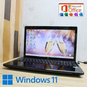 ★美品 高性能3世代i3！500GB★VJ24L Core i3-3110M Webカメラ Win11 MS Office 中古品 ノートPC★P69404