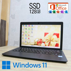 ★美品 高性能6世代i5！SSD128GB★VJS111D12N Core i5-6200U Webカメラ Win11 MS Office 中古品 ノートPC★P69570