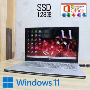 ★中古PC 高性能3世代i5！SSD128GB★VK18T Core i5-3337U Win11 MS Office 中古品 ノートPC★P69998の画像1