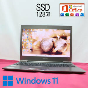 ★中古PC 高性能3世代i3！SSD128GB★R632/H Core i3-3227U Win11 MS Office 中古品 ノートPC★P70167