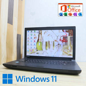 ★中古PC 高性能4世代i3！320GB★B554/L Core i3-4000M Win11 MS Office 中古品 ノートPC★P70689