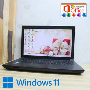 ★美品 高性能4世代i3！320GB★B554/L Core i3-4000M Win11 MS Office 中古品 ノートPC★P70471