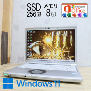 * used PC height performance 8 generation 4 core i5!M.2 SSD256GB memory 8GB*CF-SV7 Core i5-8350U Web camera Win11 MS Office2019 Home&Business*P69283