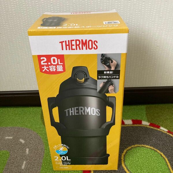 サーモス THERMOS 水筒 FJQ-2000 ブラック