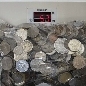 外国銭 まとめ 約5Kg 海外硬貨 コイン 雑銭の画像7