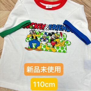 ディズニー ミッキー フレンズ Tシャツ 半袖 Tシャツ 半袖 ビンテージ風 しまむら ばーすでい