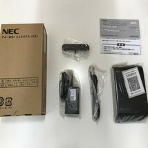 未使用NEC 無線LANルーター PA-WG1200HP4 ブラック [jgg]_画像5