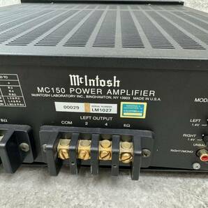 McIntosh マッキントッシュ MC150 パワーアンプ パネル割れ ジャンク品の画像10