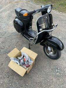 ベスパ50S VESPA 黒 エンジン実働 配達可能 下取可能