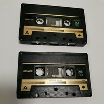 カセットテープ　　Maxell　　XLII 　　90分 　　ハイポジ 　　2本 　　 XLII 90 　　Type II　　マクセル _画像2
