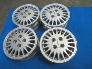 トヨタ純正 13インチ アルミホイール 13X5J +45 PCD100 4H 4穴 中古