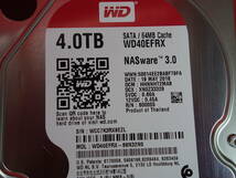 WD Red　WD40EFRX 【4TBx2】 中古 SATA 3.5インチ 内蔵ハードディスク 【10日間保証】_画像2